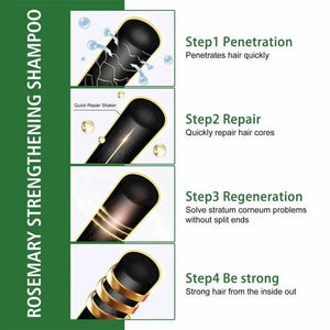 Rosemary Hair Growth Shampoo – Strengthen, Nourish & Prevent Hair Loss - wellvy wellness store