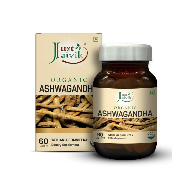 JJ Organic Ashwagandha Tablets - wellvy wellness store