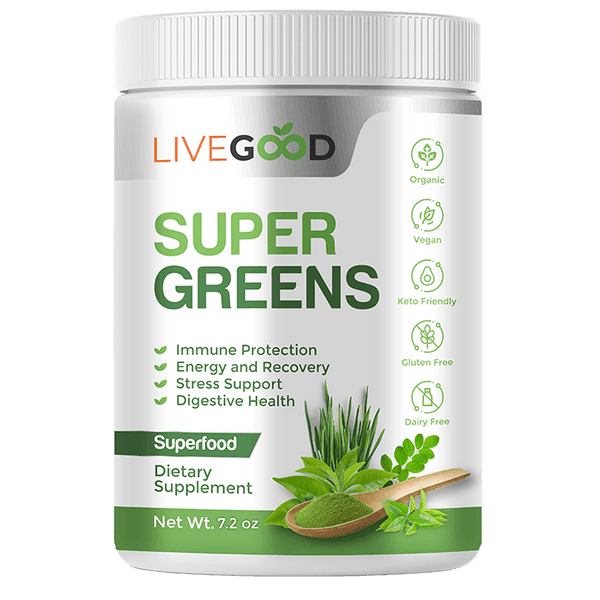 LIVEGOOD ORGANIC SUPER GREENS - wellvy wellness store