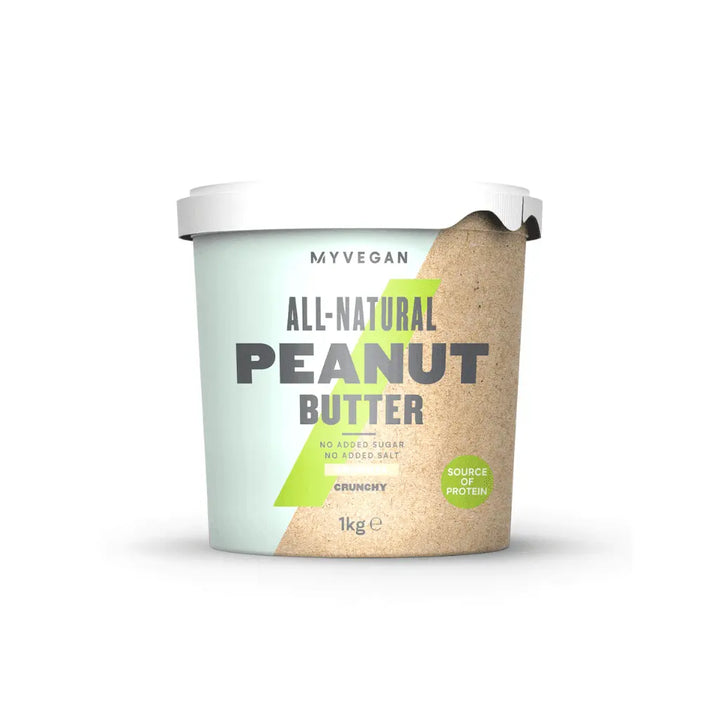 Organic Peanut Butter Vegan Crunchy 1 kg - wellvy wellness store