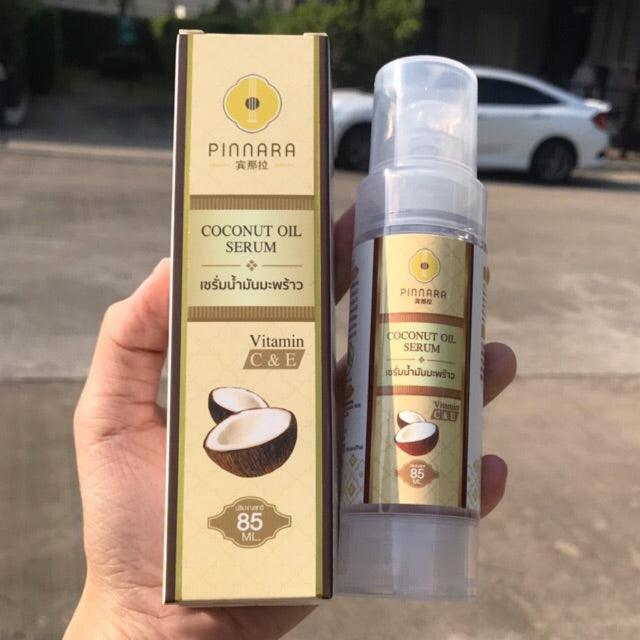 Pinnara Coconut Oil Serum with vitamin C & E - wellvy wellness store