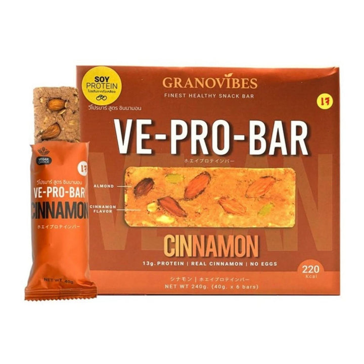Vegan Ve-Pro-Bar Cinnamon Flavor - wellvy wellness store
