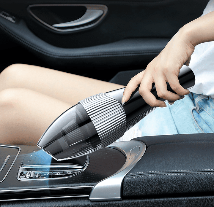 Wireless charging vacuum cleaner for car - wellvy wellness store