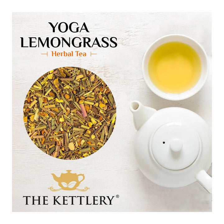 Yoga Herbal Lemongrass & Turmeric Tea - wellvy wellness store