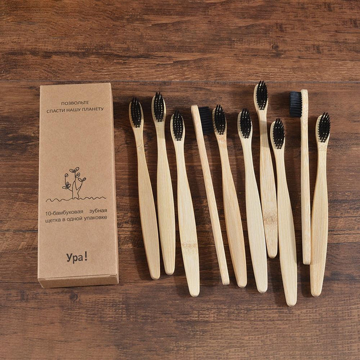 Ypa Natural Bamboo Tooth-Brush Set - wellvy wellness store