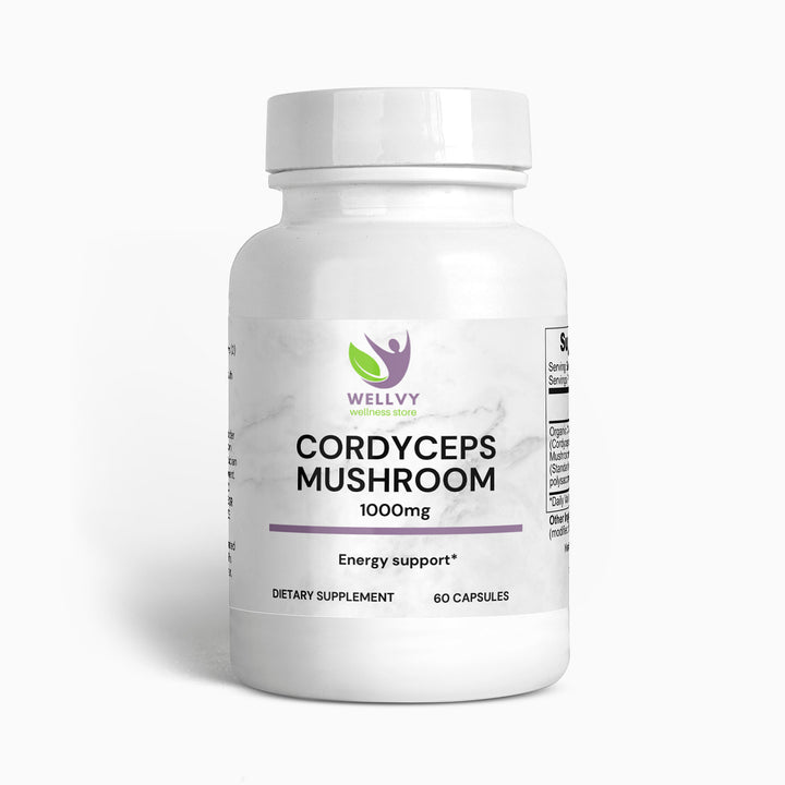 WELLVY Cordyceps Mushroom Capsules - wellvy wellness store