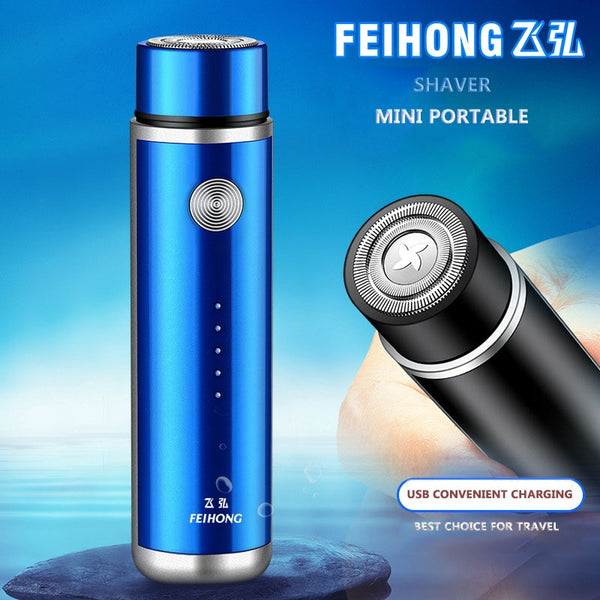 Feihong Mini Electric Portable Shaver Razor for Men