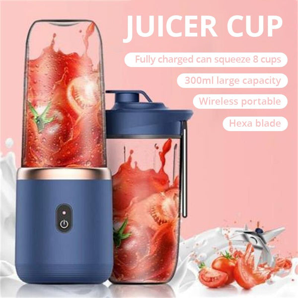 Portable Small Electric Juicer Stainless Steel Blade